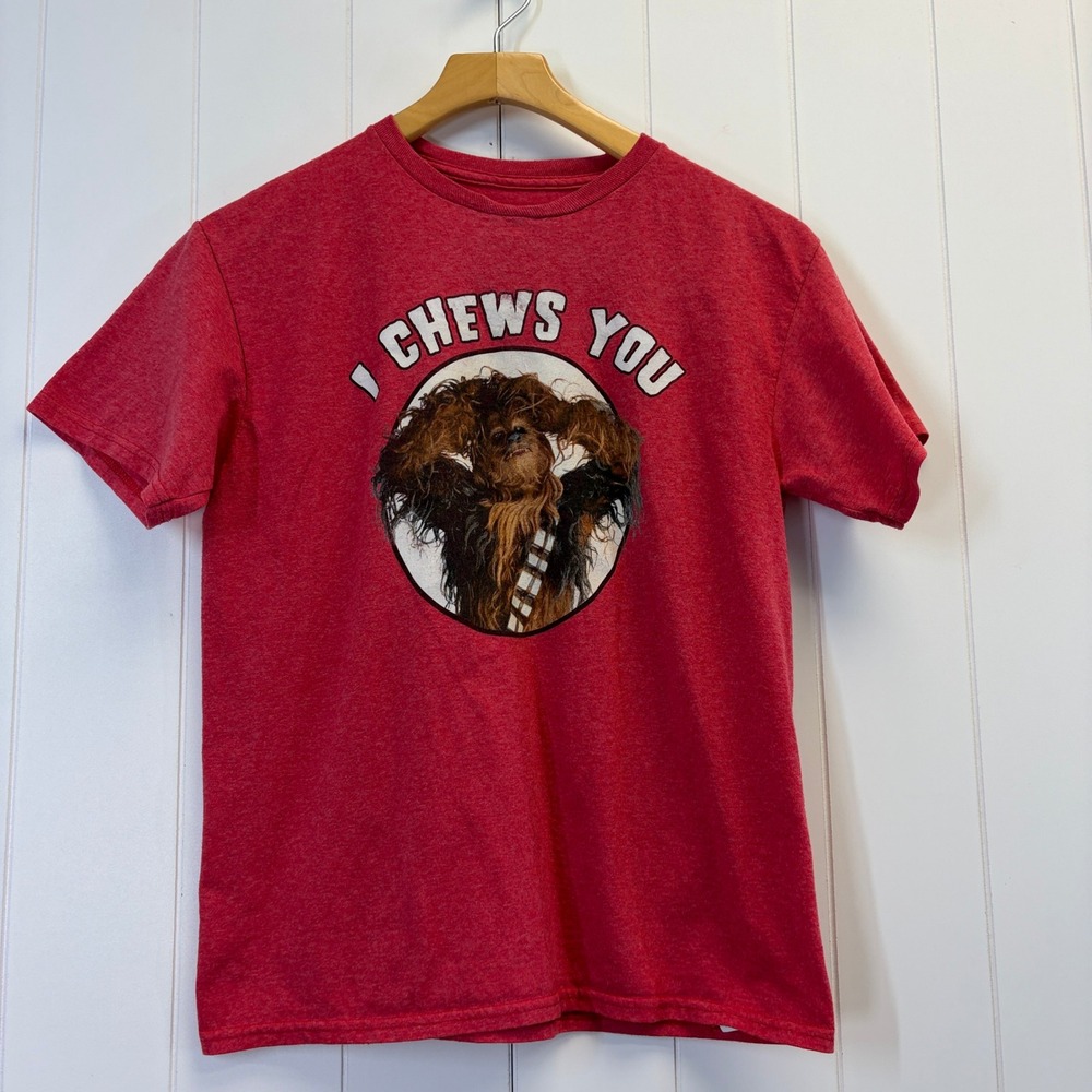 Star Wars Chewbacca Graphic Tee Women Size Large Pop Culture Geeky Nostalgia